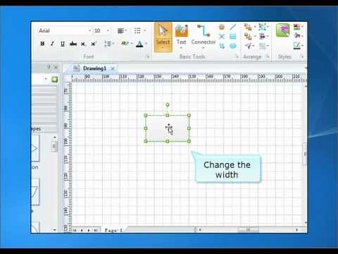 Resize Shapes in EdrawMax