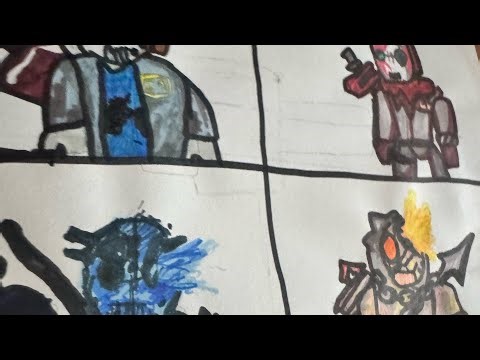 Drawing all Milestone slasher skins #roblox #drawing #forsaken