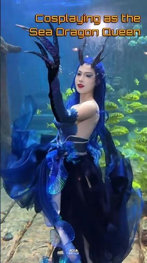 A Beautiful Girl Dressed as a Dragon Queen