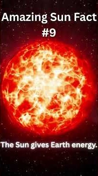 The Sun ☀️ | 20 Amazing Facts You Never Knew! | Incredible Sun Facts