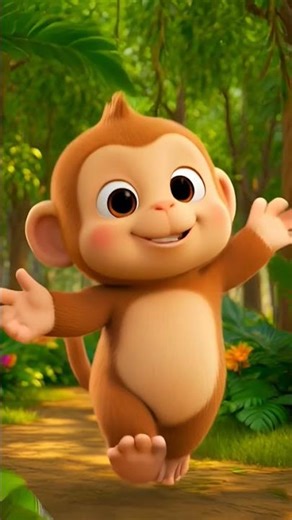 AI funny monkey cartoon #cartoon #shorts #funny