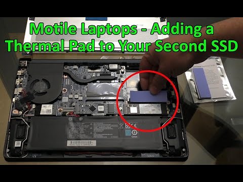 Motile Laptop - Adding a Thermal Pad to the SSD