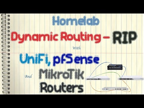 Homelab Dynamic Routing - RIP Configuration with pfSense, UniFi USG Pro, and Mikrotik Routers