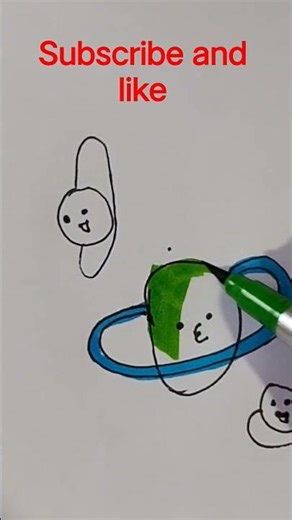 easy planet drawing # short art # viral video# Trending short