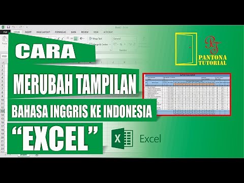 EXCEL || CARA MERUBAH TAMPILAN PROGRAM EXCEL BAHASA INGGRIS KE BAHASA INDONESIA