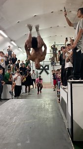 Double backflip up , a trick I’ve wanted to do for a long time. Luckily, I’m as flexible as Luffy, so I’m fine, only my big toe hurts, but my knees are intact. I’m not someone who gives up halfway, so I’ll try this trick again when I get the chance, and I’ll land it perfectly. Thanks to young @davideerizzi @elis_torhall @jacr3w, and everyone at the event for the energy—I’m going to nail this next time!” IL GASO E TUTTO 🤘 Temple @krapstagram 🏛️ . . . #dubback #fail #italia #schio | Parkour & Fr