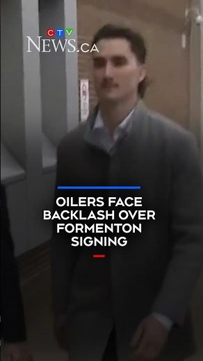 Oilers face backlash over Formenton signing
