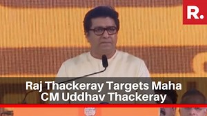 215K views · 8K reactions | MNS chief Raj Thackeray targets Maha CM...