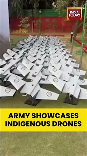 #IndianArmyChief showcases #indigenousswarmdrones to #PresidentMurmu on #VijayDiwas2025 | #shorts