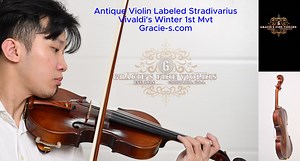 🎻 Antique Stradivarius Copy Violin | Luthier Re-Graduated | Brilliant Tone Special Thanks to Violinist: Phạm Đình Minh https://www.facebook.com/marketplace/item/701478829678854/ more sound samples: 🎥 YouTube: www.youtube.com/@GraciesFineViolins-y1z https://youtu.be/1VAR8u3GyT4 https://youtu.be/6ooBed_u00Q | 2-Year Warranty 🎻 ✨ A Classic Look. A Bright, Powerful Voice. Crafted to Inspire. This beautiful antique violin, labeled “Antonius Stradivarius Cremonensis Faciebat Anno”, is a fine exampl