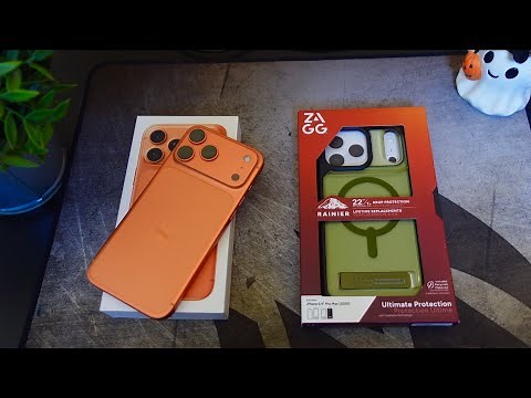 ZAGG iPhone 17 Pro Max Rainier Case with Kickstand!