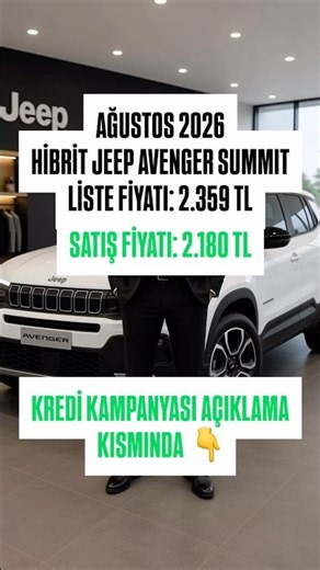 Hybrid Jeep Avenger Summit August 2026 Price #jeep #avenger #summit #price #campaign