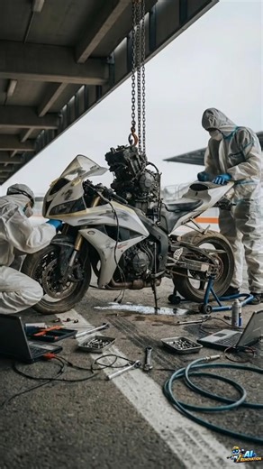 Insane Motorcycle Rebuild in 30 Seconds 😱 #shorts