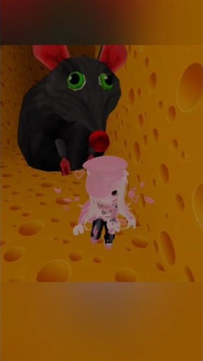 🧀 ESCAPING THE GIANT RAT in Roblox Cheese Escape! #roblox