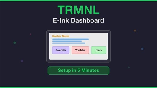 TRMNL E-Ink Dashboard - Setup in 5 Minutes | Kubesimplify