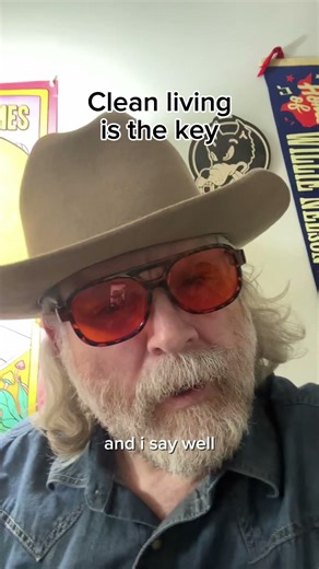 Clean living and country music.