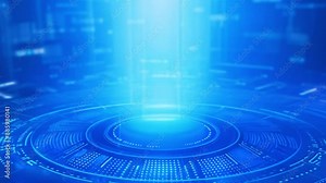 Modern technology background design concept. modern futuristic technology background. blue hi tech background. abstract technology illustration