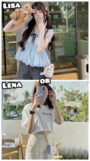 “Lisa or Lena 🌷💬 Comment 👇 Sub 💖”