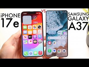 Samsung Galaxy A37 Vs iPhone 17e! (Comparison) (Review)