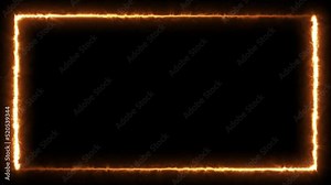 Infinite continual frame background. Seamless loop rectangle animated. Loopable continuous effect. Stock Video