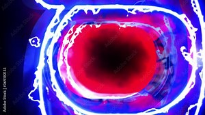 Letter Samekh of Hebrew alphabet. Hot letter for overlay. 4k 3D rendered animation.