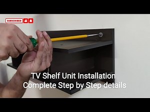 🔥 Bluewud TV Shelf Unit Installation | TV Entertainment Unit Installation | Step by Step details 🔥