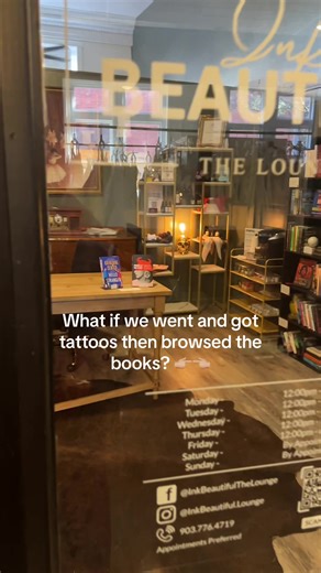 Tattoos and Book Browsing: A Unique Experience