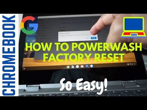 How to Factory Reset or Powerwash Chromebook | How to Format/Hard Reset ChromeBook | Chromebook Tips
