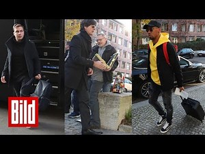 DFB-Team kommt in Berlin am Mannschaftshotel an