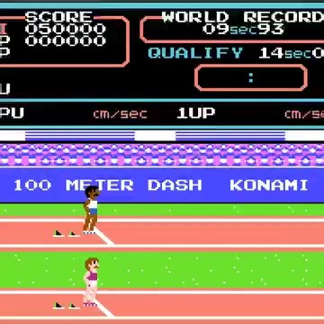if you used to Like playing this game? then you are old now😁😁 konami track & field series 1983 game #fypage #fypシ゚ #viraltiktok #gameplay #konami1983