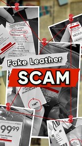 6.1K views · 15 reactions | Don’t get SCAMMED by Fake Leather!!! Knowledge is power – you can’t rely on salespeople or crafty-worded labeling to know you’re buying real leather. Learn the quick and easy tests from this video to verify for yourself what you’re purchasing ️  Don’t let salespeople pull the “Vegan” plastic over your eyes. You’re spending REAL money - demand REAL leather!!  | Is It Leather? | Facebook