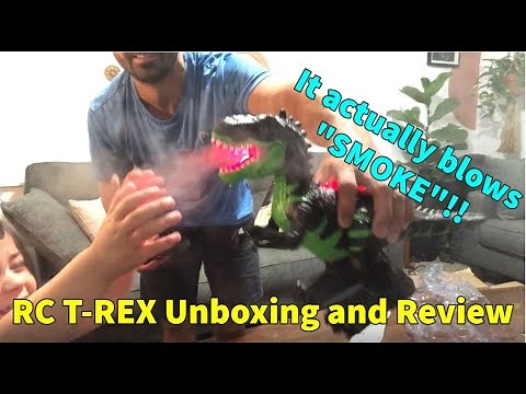 Remote Control T-REX Dinosaur: Unboxing and Review