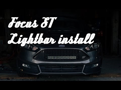 Focus ST LED lightbar install