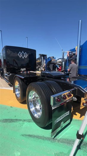 Clean Kenworth truck by Nicolas Bujold — spotless cab and chrome