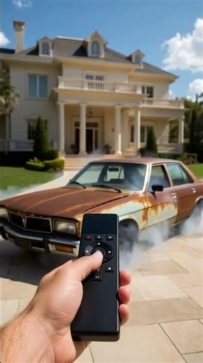 I changed my old car using remote