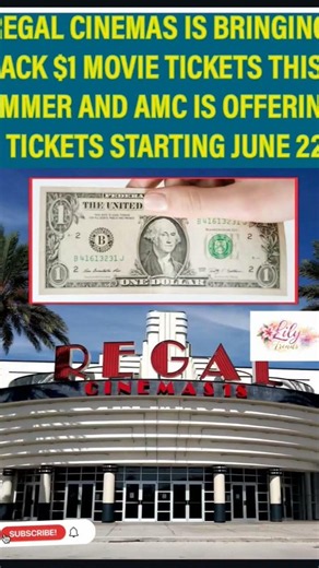 Regal Brings Back $1 Movies & AMC Offers $3 Tickets — Summer Just Got CHEAPER! #youtubeshorts