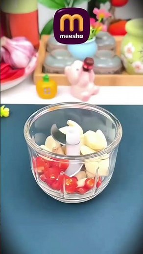 mini electric vegetable chopper #trending #kitchen