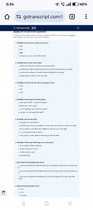 6:34o-o gotranscript.com/t(8)GoTranscript20-Apply for tra... | Filo