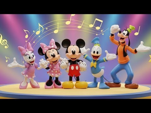 Mickey Mouse and Friends 🎵🐭 | Nursery Rhymes for Kids | Fun Learning Songs! 🌟