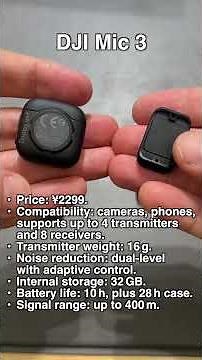 DJI Mic 2 vs Mic 3 vs Mic Mini Comparison | Which One to Choose?