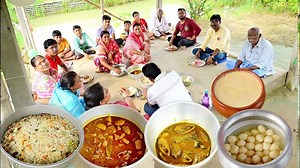 2.2M views · 51K reactions | popi kitchen- এর জন্মদিন ফ্রায়েড রাইস,চিকেন কোষা,ইলিশ মাছ দই মিষ্টি,চাটনি জমিয়ে খাওয়া দাওয়া | Popi kitchen | Facebook