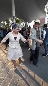 2.2M views · 89K reactions | "From Mexico with rhythm and flavor- Genoveva and Oscar dancing cha cha cha in the plaza朗 #parati #misicevent #CommunityGathering #musicevent #liveperformance #albumcompletion | Patricio Gonzalez | Facebook