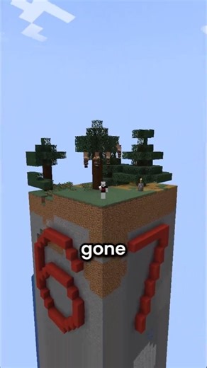 Minecraft… but the world is gone