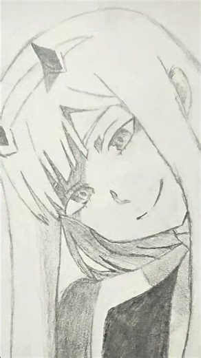 Zero Two | DARLING IN THE FRANXX #art #anime #zerotwo #darlinginthefranxxedits #animegirl #zerochan