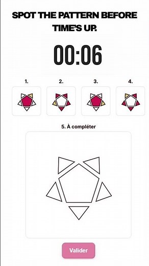 Inductive Reasoning Tests: Pentagrams
