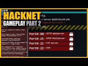 Hacknet | Gameplay Part 2 - Shells and Proxies