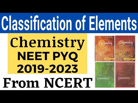 Classification of elements and periodicity in properties class 11 one shot neet pyq ncert