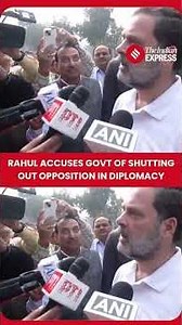 Rahul Gandhi Accuses Govt Of Blocking LoP Meetings With Foreign Leaders