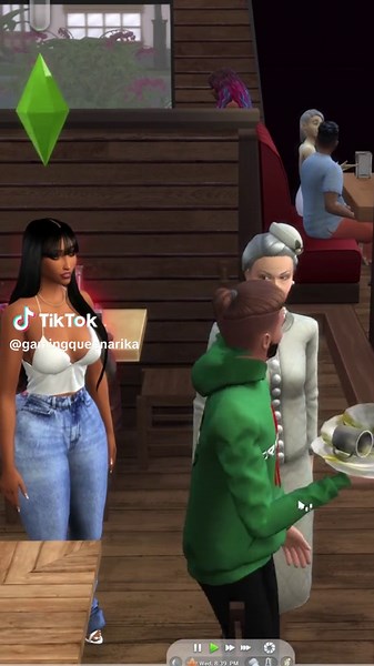 Cause WHO you hitting in, ma’am! #thesims4 #sims4cc #agnescrumplebottom #fyp #extremeviolencemod #justagame
