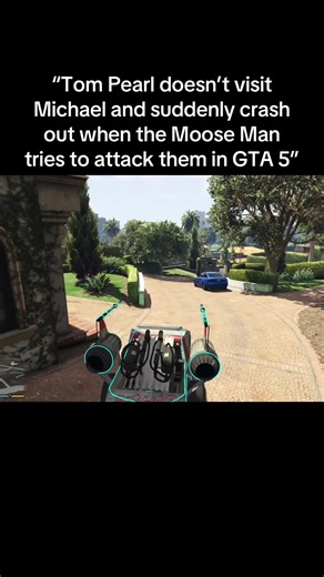 GTA 5: Tom Pearl Crashes Out When Moose Man Attacks Michael